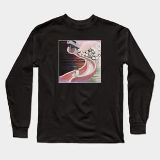 Girl on a Slide Square 2 Long Sleeve T-Shirt